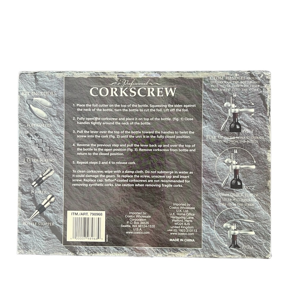 Professional Corkscrew Set - Picture 3 of 3